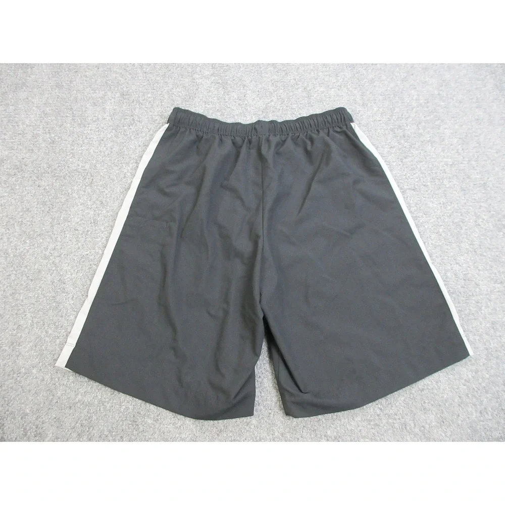 VTG Nike Shorts Mens Large Black Colorblock 10 Inch Athletic Lined Swim Pockets